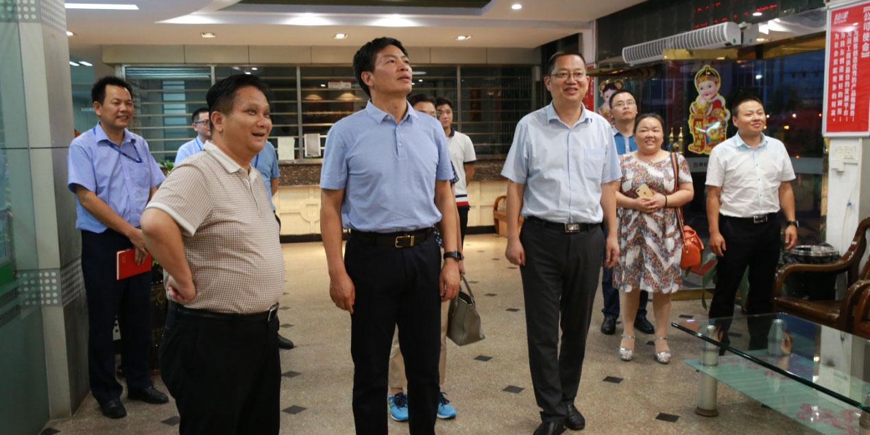 湖北黄冈市副市长周勇士一行莅临乐动在线官网(中国)参观